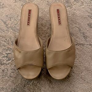 Prada Wedge Sandals